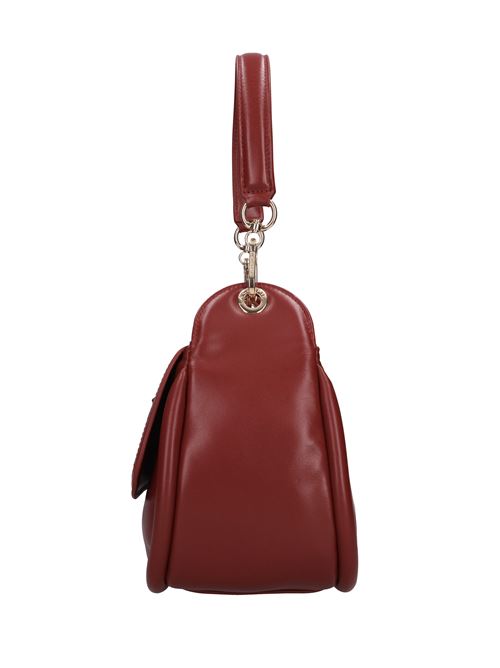 Borsa in pelle LA CARRIE | REALITY SHOULDER BAGBORDEAUX